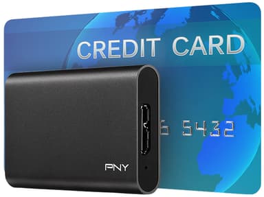 PNY Elite bärbar SSD 480 GB