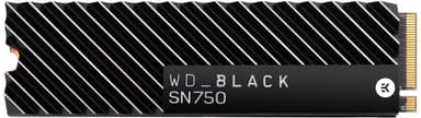 WD Black SN750 med inbyggd kylfläns NVMe SSD 1 TB