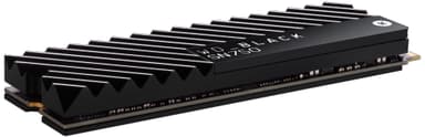 WD Black SN750 med inbyggd kylfläns NVMe SSD 1 TB