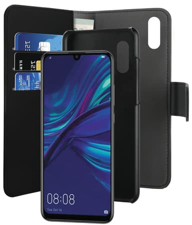 Puro 2-i-1 plånboksfodral Huawei P Smart 2019 (svart)