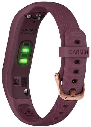Garmin Vivosmart 4 aktivitetsarmband S/M (röd/roséguld)