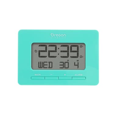 Oregon Scientific radiokontrollerad skrivbords alarmklocka rm941