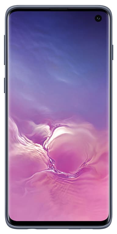 Samsung Galaxy S10 skyddsfodral med inbyggt ställ (svart)