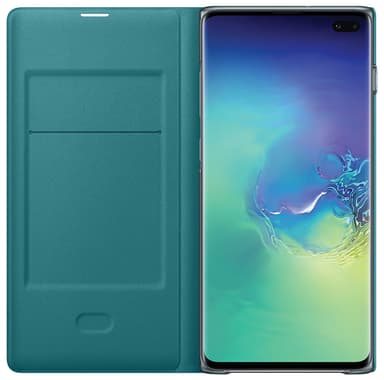 Samsung Galaxy S10 Plus LED View plånboksfodral (grön)