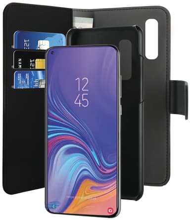 Puro 2-i-1 plånboksfodral Samsung Galaxy A70 (svart)