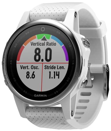 Garmin Fenix 5s träningsklocka (carrera vit)