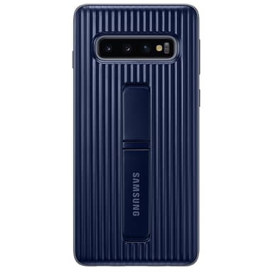 Samsung Galaxy S10 skyddsfodral med inbyggt ställ (svart)