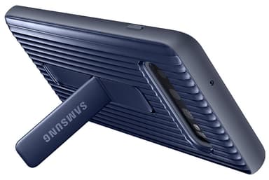 Samsung Galaxy S10 skyddsfodral med inbyggt ställ (svart)