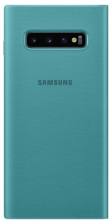 Samsung Galaxy S10 Plus LED View plånboksfodral (grön)
