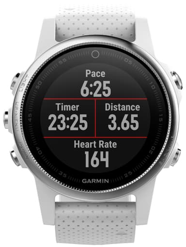 Garmin Fenix 5s träningsklocka (carrera vit)