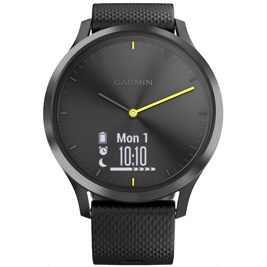 Garmin Vivomove HR hybrid smartwatch L (svart)
