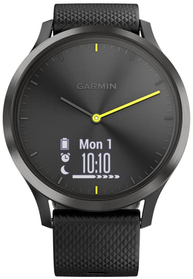 Garmin Vivomove HR hybrid smartwatch L (svart)