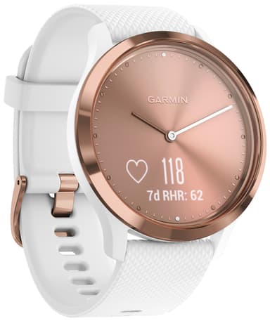 Garmin Vivomove HR hybrid smartwatch S/M (vit)