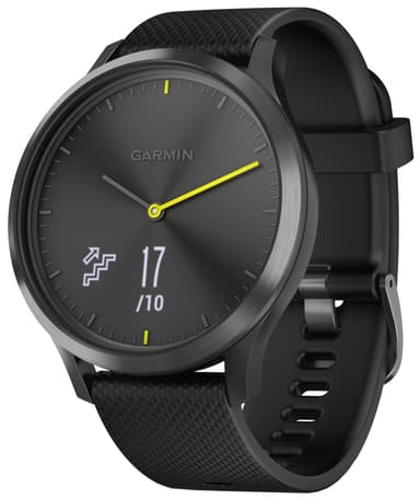 Garmin Vivomove HR hybrid smartwatch L (svart)