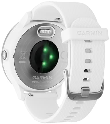Garmin Vivoactive 3 GPS smartwatch (vit/stål)