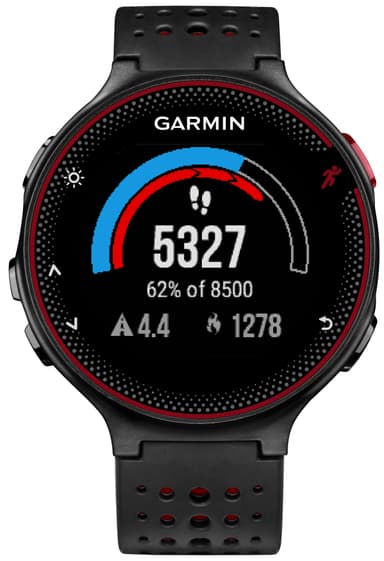 Garmin Forerunner 235 träningsklocka (svart/röd)