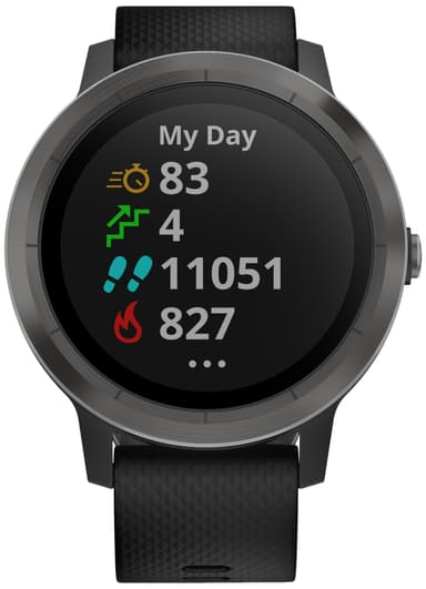Garmin Vivoactive 3 GPS smartwatch (svart/grå)