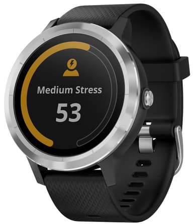 Garmin Vivoactive 3 GPS smartwatch (svart/stål)