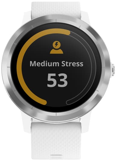 Garmin Vivoactive 3 GPS smartwatch (vit/stål)
