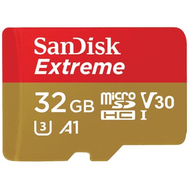 SanDisk Extreme  Micro SDHC 32 GB minneskort