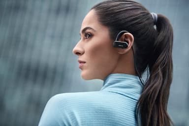 Jabra Elite Active 45e trådlösa in-ear hörlurar (svart)