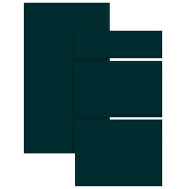 Epoq Trend Emerald Green lådfront till köket 120x34