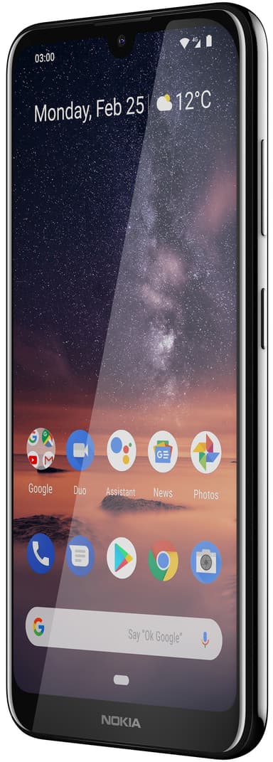 Nokia 3.2 smartphone (svart)