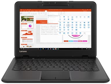 Lenovo 100e Chromebook 11.6" bärbar dator (svart)