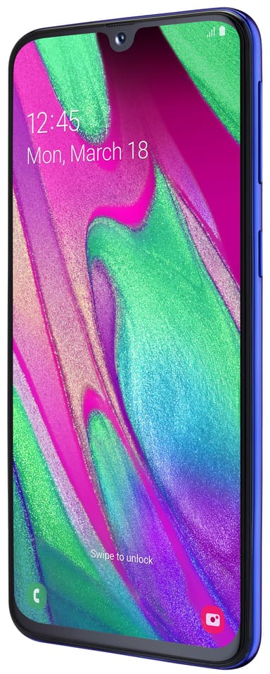 Samsung Galaxy A40 smartphone (blå)