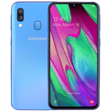 Samsung Galaxy A40 smartphone (blå)