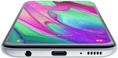 Samsung Galaxy A40 smartphone (vit)