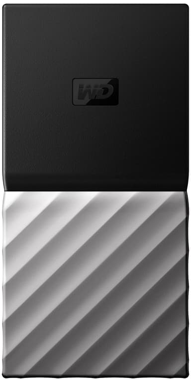 WD My Passport portabel SSD 2 TB (svart/grå)