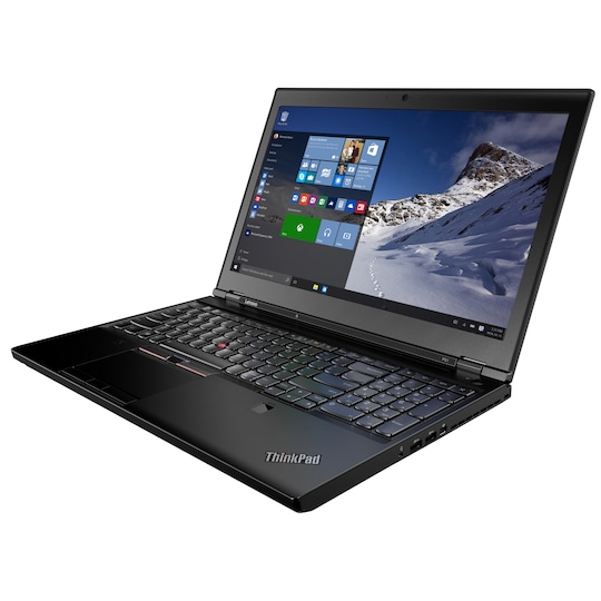 Lenovo ThinkPad P51 15.6" bärbar dator (svart)