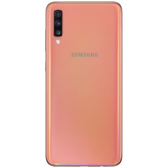 Samsung Galaxy A70 smartphone (korall)