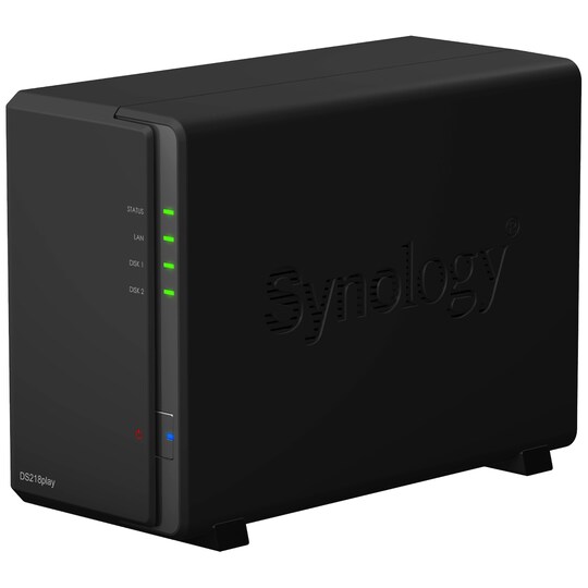 Synology DiskStation DS218play  2-Bay, personligt NAS-system