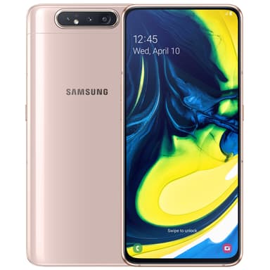 Samsung Galaxy A80 smartphone (angel gold)