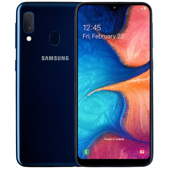 Samsung Galaxy A20e smartphone (blå)