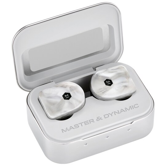Master&Dynamic MW07 true wireless in-ear hörlurar (vit marmor)