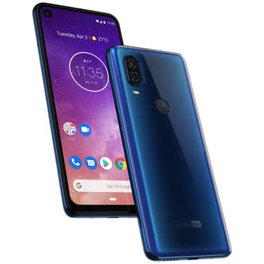 Motorola One Vision smartphone (Sapphire blue)