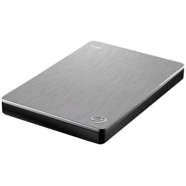 Seagate Backup Plus Slim 2 TB portabel hårddisk (silver)