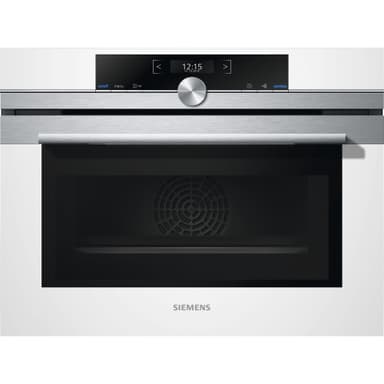 Siemens kompaktugn CM633GBW1 (vit, stål)