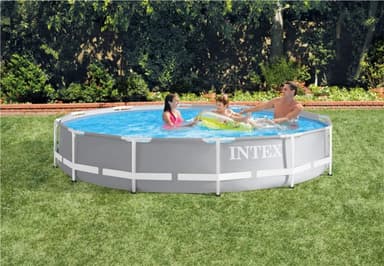 Intex prism rörpool 366 x 76cm (6.503l) inkl. Filterpump.