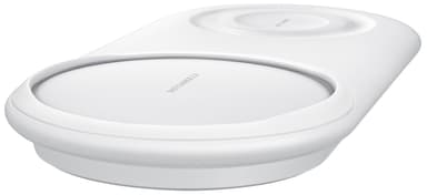 Samsung trådlös laddningsplatta Duo Pad (vit)