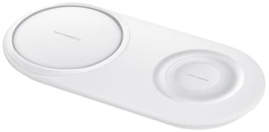 Samsung trådlös laddningsplatta Duo Pad (vit)