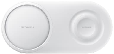 Samsung trådlös laddningsplatta Duo Pad (vit)