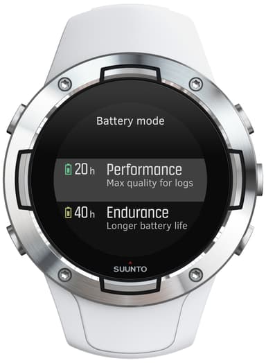 Suunto 5 GPS träningsklocka (vit)