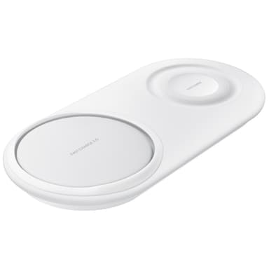 Samsung trådlös laddningsplatta Duo Pad (vit)