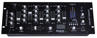 Ibiza 19" Mixer med USB