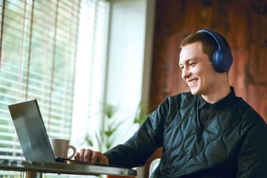 Sony WH-XB900 EXTRA BASS trådlösa hörlurar (blå)