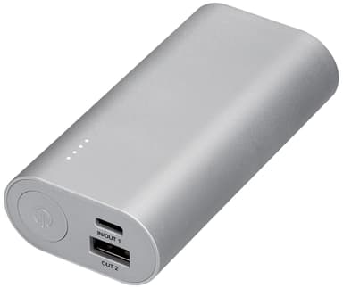 Goji 6700 mAh USB-C powerbank (silver)